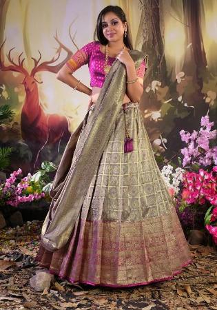 Picture of Radiant Silk Rosy Brown Lehenga Choli