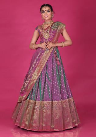 Picture of Fascinating Silk Dim Gray Lehenga Choli