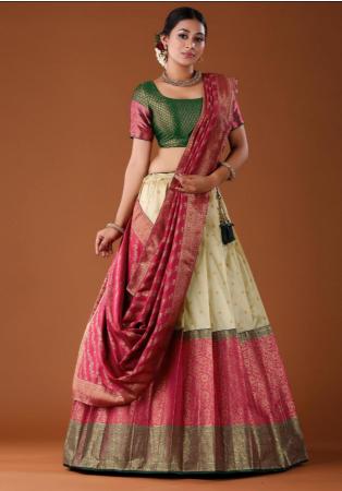 Picture of Amazing Silk Rosy Brown Lehenga Choli