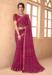 Picture of Amazing Chiffon Maroon Saree