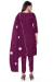 Picture of Resplendent Organza Purple Straight Cut Salwar Kameez