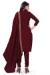 Picture of Exquisite Silk Maroon Straight Cut Salwar Kameez