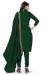 Picture of Marvelous Silk Forest Green Straight Cut Salwar Kameez