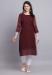 Picture of Stunning Georgette Maroon Kurtis & Tunic