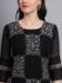 Picture of Lovely Georgette Black Kurtis & Tunic