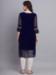 Picture of Wonderful Georgette Midnight Blue Kurtis & Tunic