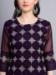 Picture of Wonderful Georgette Dark Magenta Kurtis & Tunic