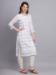 Picture of Classy Georgette White Kurtis & Tunic