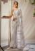 Picture of Delightful Georgette White Saree