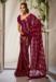 Picture of Superb Georgette Maroon Saree