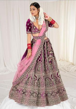 Picture of Marvelous Georgette Purple Lehenga Choli