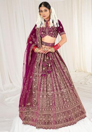 Picture of Alluring Georgette Brown Lehenga Choli