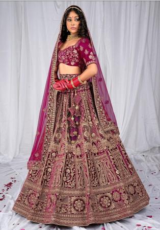 Picture of Comely Georgette Rosy Brown Lehenga Choli