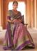 Picture of Bewitching Silk Pale Violet Red Saree