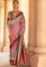 Picture of Pretty Silk Pale Violet Red Saree