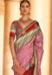 Picture of Pretty Silk Pale Violet Red Saree