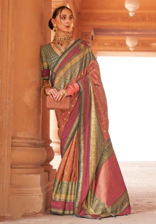 Picture of Good Looking Silk Sienna Saree