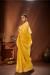 Picture of Bewitching Organza Dark Golden Rod Saree