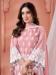 Picture of Organza Burly Wood Straight Cut Salwar Kameez