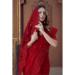 Picture of Bewitching Net Indian Red Saree