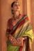 Picture of Graceful Silk Olive Drab Saree