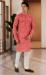 Picture of Sightly Cotton & Silk Indian Red Kurtas