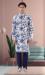 Picture of Splendid Cotton & Silk Silver Kurtas