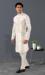 Picture of Magnificent Cotton & Silk Off White Kurtas