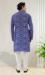 Picture of Grand Cotton & Silk Dark Slate Blue Kurtas