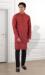 Picture of Bewitching Cotton & Silk Maroon Kurtas