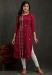 Picture of Charming Rayon Fire Brick Kurtis & Tunic