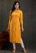 Picture of Exquisite Rayon Golden Rod Kurtis & Tunic