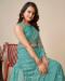 Picture of Radiant Net Cadet Blue Saree