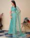 Picture of Radiant Net Cadet Blue Saree