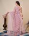 Picture of Grand Net Plum Saree