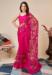 Picture of Shapely Net Deep Pink Saree