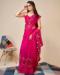 Picture of Shapely Net Deep Pink Saree