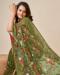 Picture of Beautiful Net Olive Drab Saree