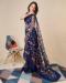 Picture of Lovely Net Midnight Blue Saree