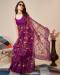 Picture of Classy Net Purple Saree