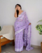 Picture of Gorgeous Cotton Light Slate Grey Saree