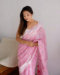 Picture of Pleasing Cotton Pale Violet Red Saree