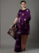 Picture of Excellent Silk Saddle Brown Saree