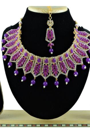 Picture of Gorgeous Purple Necklace Set