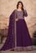 Picture of Wonderful Silk Purple Anarkali Salwar Kameez