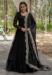 Picture of Enticing Georgette Black Readymade Gown