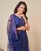 Picture of Classy Net Navy Blue Saree