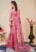 Picture of Sublime Net Pale Violet Red Saree