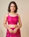 Picture of Sightly Net Deep Pink Saree