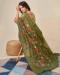 Picture of Alluring Net Dark Olive Green Saree